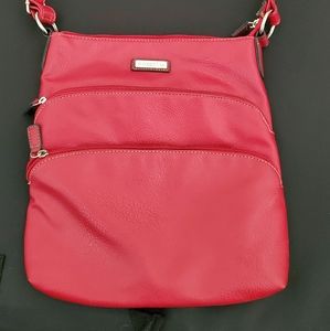 Red Rosetti Crossbody Handbag